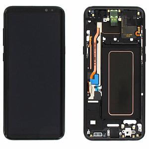 G955 S8+  LCD Black (GH97-20470A)  (sku915)