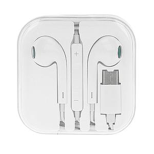 Casque - Prise MEGA BASS Micro Type C BLANC (5158)